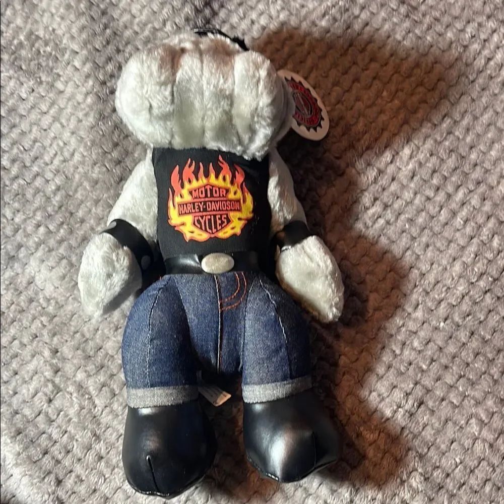 NWT vintage 1997 Harley Davidson, plush bulldog